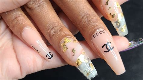 pink and gold chanel nails|30 Timeless Chanel Nails Designs .